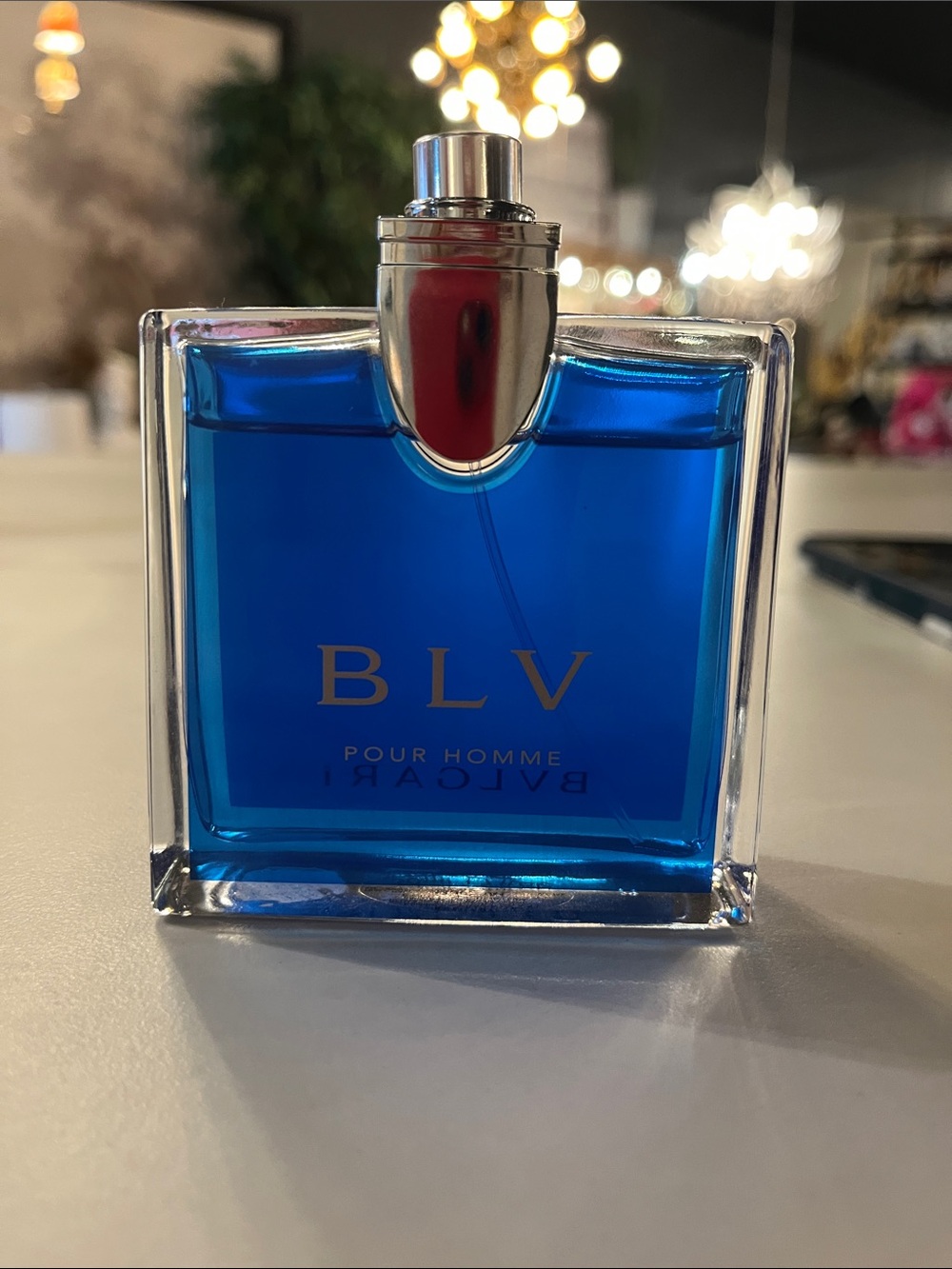 BVLGARI BLV Pour Homme Blue Eau de Toilette Bottle
